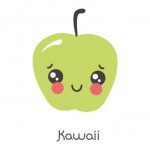 pomme kawaii