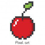 pomme pixel art